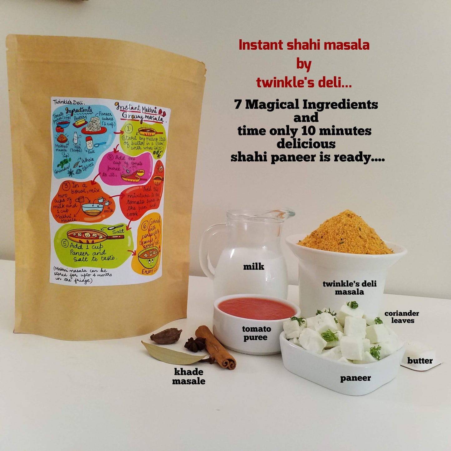 Instant Gravy/ Paneer Butter Masala